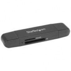 LECTOR GRABADOR USB 3.0 USB-C TIPO C Y USB-A DE TARJETAS DE MEMORIA FLASH SD MICRO SD ALIMENTADO POR USB - STARTECH.COM MOD. SDMSDRWU3AC, - Garantía: 2 AÑOS -