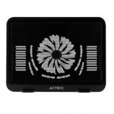 BASE ENFRIADORA ACTECK ICTUS BE440 / LAPTOP 16 PUL / 1 VENTILADOR / ILUMINACION LED / BASE ANTIDESLIZANTE / NEGRO / AC-929080, - Garantía: 1 AÑO -