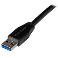 CABLE ACTIVO USB 3.0 SUPERSPEED DE 10 METROS - A MACHO A B MACHO - USB 3.1 GEN 1 5GBPS - STARTECH.COM MOD. USB3SAB10M, - Garantía: 2 AÑOS -