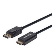 CABLE DISPLAYPORT ,MANHATTAN,152662,- HDMI M-M 1080P 1.0M, - Garantía: 3 AÑOS -