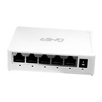SWITCH GHIA 5 PUERTOS RJ45 10/100/1000 MBPS NO ADMINISTRABLE AUTO MDI/MDIX HALF FULL DUPLEX // GIGABIT, - Garantía: 1 AÑO -