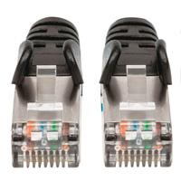 CABLE PATCH,INTELLINET,741545, CAT 6A,  3.0M(10.0F) S/FTP NEGRO, - Garantía: 5 AÑOS -