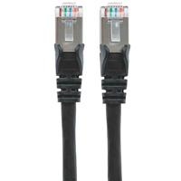CABLE PATCH CAT,INTELLINET,741569, 6A, 7.6M25.0F S/FTP NEGRO, - Garantía: 5 AÑOS -