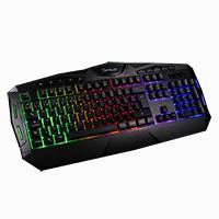 TECLADO MEMBRANA OCELOT GAMING OGEK03 / RETROILUMINADO / 105 TECLAS / ANTHIGOSTING / USB / COLOR NEGRO, - Garantía: 1 AÑO -