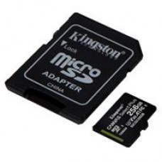 MEMORIA KINGSTON MICRO SD CANVAS SELECT PLUS 256GB UHS-I CLASE 10 C/ADAPTADOR (SDCS2/256GB), - Garantía: 1 AÑO -