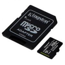 MEMORIA FLASH MICRO SD KINGSTON SDXC CANVAS SELECT PLUS 256GB 100R UHS-I U3 V30 C/ADAPTADOR (SDCS2/256GB), - Garantía: 1 AÑO -