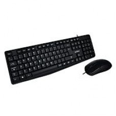 KIT ACTECK CREATOR MK210 / TECLADO Y MOUSE / ALAMBRICO USB / 105 TECLAS / ESPAÑOL / WINDOWS / OPTICO / 2 BOTONES + SCROLL / 1000 DPI / NEGRO / AC-928984, - Garantía: 1 AÑO -
