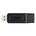 MEMORIA FLASH USB KINGSTON DATA TRAVELER EXODIA 128GB GEN 1 3.2 NEGRO + AMARILLO (DTX/128GB), - Garantía: 1 AÑO -