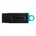 MEMORIA FLASH USB KINGSTON DATA TRAVELER EXODIA 64GB GEN 1 3.2 TIPO A NEGRO C/ANILLO AZUL OCEAN (DTX/64GB), - Garantía: 1 AÑO -