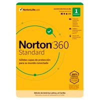 NORTON 360 STANDARD / INTERNET SECURITY 1 DISPOSITIVO 1 AñO (CAJA), - Garantía: SG -