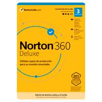 NORTON 360 DELUXE / TOTAL SECURITY / 3 DISPOSITIVOS / 1 AñO (CAJA), - Garantía: SG -