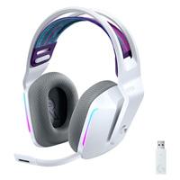 AUDIFONOS GAMING LOGITECH G733 LIGHTSPEED RGB INALAMBRICO RECARGABLE HASTA 29HRS DE USO BLANCO, - Garantía: 2 AÑOS -