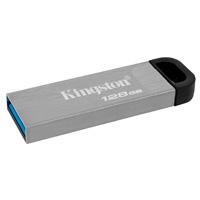 MEMORIA KINGSTON 128GB USB 3.2 ALTA VELOCIDAD / DATATRAVELER KYSON METALICA (DTKN/128GB), - Garantía: 1 AÑO -