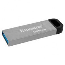 MEMORIA KINGSTON 128GB USB 3.2 ALTA VELOCIDAD / DATATRAVELER KYSON METALICA (DTKN/128GB), - Garantía: 1 AÑO -