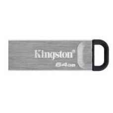 MEMORIA KINGSTON 64GB USB 3.2 ALTA VELOCIDAD / DATATRAVELER KYSON METALICA (DTKN/64GB), - Garantía: 1 AÑO -
