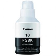 BOTELLA DE TINTA CANON GI-10PGBK NEGRA,RENDIMIENTO 8,300 PAGINAS,COMPATIBLE G6010,G5010,GM2010, - Garantía: SG -