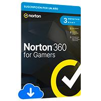 ESD NORTON 360 FOR GAMERS / TOTAL SECURITY/ 3 DISPOSITIVOS/ 1 AÑO/ DESCARGA DIGITAL, - Garantía: SG -