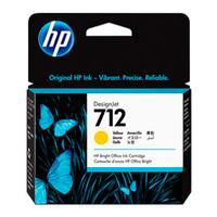 CARTUCHO DE TINTA HP DESIGNJET 712 AMARILLO, 29 ML, (3ED69A), - Garantía: SG -