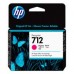 CARTUCHO DE TINTA HP DESIGNJET 712 MAGENTA, 29 ML, (3ED68A), - Garantía: SG -