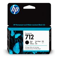 CARTUCHO DE TINTA HP DESIGNJET 712 NEGRO, 38 ML, (3ED70A), - Garantía: SG -