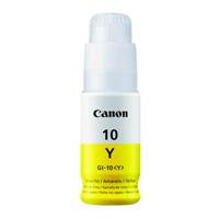 BOTELLA DE TINTA CANON GI-10Y AMARILLO,RENDIMIENTO 7,700 PAGINAS,COMPATIBLE G6010,G5010,GM2010, - Garantía: SG -