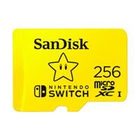 MEMORIA SANDISK MICRO SDXC 256GB NINTENDO SWITCH 100MB/S 4K U3 V30 SDSQXAO-256G-GNCZN, - Garantía: 3 AÑOS -