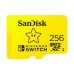 MEMORIA SANDISK MICRO SDXC 256GB NINTENDO SWITCH 100MB/S 4K U3 V30 SDSQXAO-256G-GNCZN, - Garantía: 3 AÑOS -