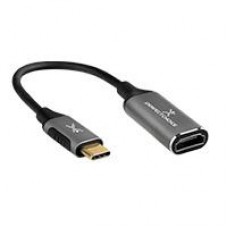 ADAPTADOR CONECTOR USB TIPO C CABLE 14.5 CENTIMETROS HDMI 4K 60 HZ FULL HD PERFECT CHOICE - GRIS, - Garantía: 1 AÑO -