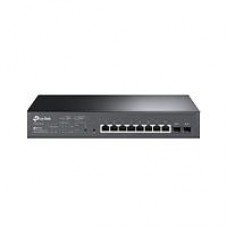 SWITCH TP-LINK TL-SG2210MP GIGABIT ADMINISTRABLE OMADA SDN 8 PUERTOS POE CAPA 2 CON 2 RANURAS SFP GIGABIT 802.3AT/AF 150W PARA ESCRITORIO O RACK, - Garantía: 5 AÑOS -