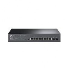 SWITCH | TP-LINK | TL-SG2210MP |GIGABIT | ADMINISTRABLE OMADA SDN 8 PUERTOS POE CAPA 2 CON 2 RANURAS SFP GIGABIT 802.3AT/AF 150W | PARA ESCRITORIO O RACK, - Garantía: 5 AÑOS -