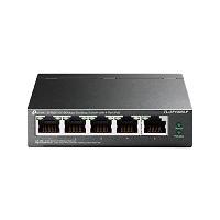 SWITCH | TP-LINK | TL-SF1005LP| 5 PUERTOS RJ45 10/100 MBPS | NO ADMINISTRABLE |CON 4 PUERTOS POE | PARA ESCRITORIO, - Garantía: 2 AÑOS -