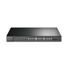 SWITCH | TP-LINK | TL-SG3428XMP | 24 PUERTOS GIGABIT | POE ADMINISTRABLE CON 4 RANURAS 10G SFP 1 RJ45 CONSOLA Y 1 MICRO-USB CONSOLA L2 JETSTREAM | PARA RACK 19 PULGADAS, - Garantía: 5 AÑOS -