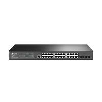 SWITCH TP-LINK TL-SG3428 24 PUERTOS RJ45 GIGABIT 10/100/1000 ADMINISTRABLE CON 4 RANURAS SFP GIGABIT L2 JETSTREAM 1 RJ45 CONSOLA Y 1 MICRO-USB PARA RACK 19 PULGADAS, - Garantía: 5 AÑOS -