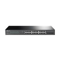 SWITCH TP-LINK SG2428P 24 PUERTOS RJ45 GIGABIT 10/100/1000 MBPS POE CON 4 RANURAS SFP GIGABIT NEGOCIACION AUTOMATICA / AUTO MDI / MDIX PARA RACK DE 19 PULGADAS, - Garantía: 5 AÑOS -