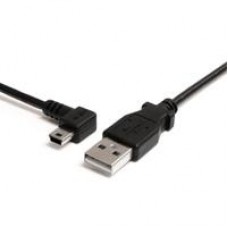 CABLE DE 91CM USB 2.0 ACODADO A LA IZQUIERDA MINI B - CABLE ADAPTADOR USB A A MINI B - CABLE CONVERTIDOR USB-A A MINI USB-B - STARTECH.COM MOD. USB2HABM3LA, - Garantía: SG -