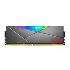 MEMORIA ADATA UDIMM DDR4 16GB PC4-25600 3200MHZ CL16 1.35V XPG SPECTRIX D50 RGB GRIS CON DISIPADOR PC/GAMER/ALTO RENDIMIENTO (AX4U320016G16A-ST50), - Garantía: 99 AÑOS -