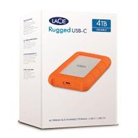 DISCO DURO EXTERNO LACIE RUGGED USB-C 4TB 2.5 PORTATIL USB 3.1 NARANJA-PLATA WINDOWS MAC CONTRAGOLPES AGUA Y POLVO, - Garantía: 2 AÑOS -