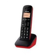 TELEFONO PANASONIC KX-TGB310MER INALAMBRICO PANTALLA LCD COLOR AMBAR 50 NUMEROS EN DIRECTORIO BLOQUE DE LLAMADAS NO DESEADAS VOLUMEN DE RECEPTOR LOCALIZADOR DE AURICULAR  (ROJO), - Garantía: 1 AÑO -