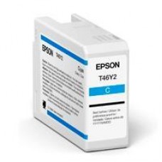 CARTUCHO EPSON MODELO T46Y CYAN, PARA PLOTTER P900 50 ML, - Garantía: 3 MESES -