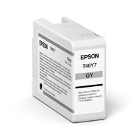 CARTUCHO EPSON MODELO T46Y GRIS, PARA PLOTTER P900 50 ML, - Garantía: 3 MESES -