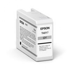CARTUCHO EPSON MODELO T46Y GRIS, PARA P900 (50 ML), - Garantía: 3 MESES -