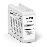 CARTUCHO EPSON MODELO T46Y GRIS LIGHT, PARA PLOTTER P900 50 ML, - Garantía: 3 MESES -