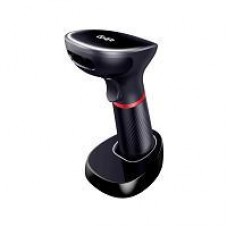 LECTOR DE CODIGOS DE BARRAS GHIA GSW2 / INALAMBRICO / 2D / LED ROJO Y BLANCO / BLUETOOTH / USB / BASE DE CARGA / QR / NEGRO, - Garantía: 1 AÑO -