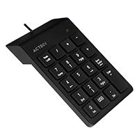 TECLADO ACTECK INSPIRE TN220 / NUMERICO / ALAMBRICO USB / 19 TECLAS / NEGRO / AC-932622, - Garantía: 1 AÑO -