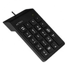 TECLADO ACTECK INSPIRE TN220 / NUMERICO / ALAMBRICO USB / 19 TECLAS / NEGRO / AC-932622, - Garantía: 1 AÑO -
