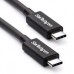 CABLE THUNDERBOLT DE 2M - THUNDERBOLT 3 USB-C 20GBPS - COMPATIBLE CON THUNDERBOLT, DISPLAYPORT Y USB - 4K A 60HZ - HASTA 100W - STARTECH.COM MOD. TBLT3MM2M, - Garantía: SG -
