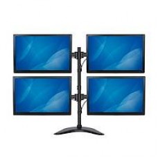 BASE DE SOPORTE AJUSTABLE VESA PARA 4 MONITORES DE HASTA 27 PULGADAS - STARTECH.COM MOD. ARMBARQUAD, - Garantía: 5 AÑOS -