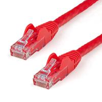 CABLE DE 15M DE RED GIGABIT ETHERNET UTP PATCH CAT6 CAT 6 RJ45 SNAGLESS SIN ENGANCHES - ROJO - STARTECH.COM MOD. N6PATC15MRD, - Garantía: 5 AÑOS -
