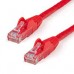 CABLE DE 15M DE RED GIGABIT ETHERNET UTP PATCH CAT6 CAT 6 RJ45 SNAGLESS SIN ENGANCHES - ROJO - STARTECH.COM MOD. N6PATC15MRD, - Garantía: 5 AÑOS -