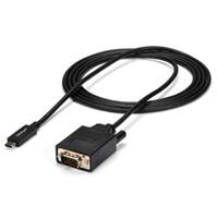 CABLE USB-C A VGA DE 2M - 1920X1200 - NEGRO - STARTECH.COM MOD. CDP2VGAMM2MB, - Garantía: 3 AÑOS -